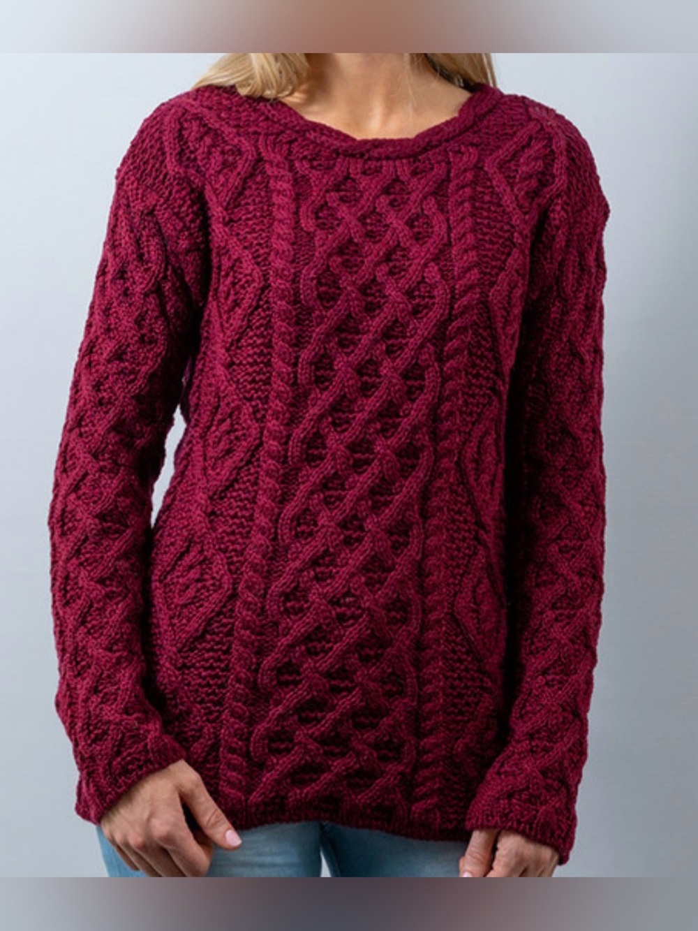 Aran sweater market L‎‎ambay Aran Sweat‎e‎r for Women size medium nwt